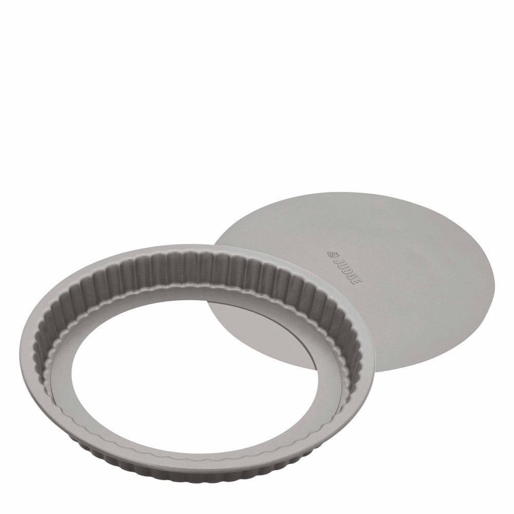 Judge Bakeware Round Flan Tin Loose Base 25cm, Non-Stick JB20