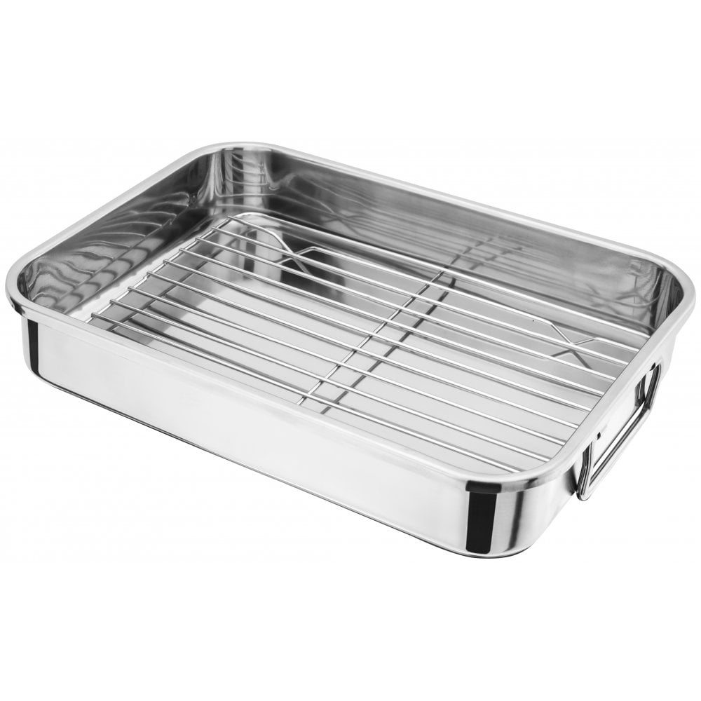 Judge Speciality Cookware Roasting Pan with Rack 32x24x6cm