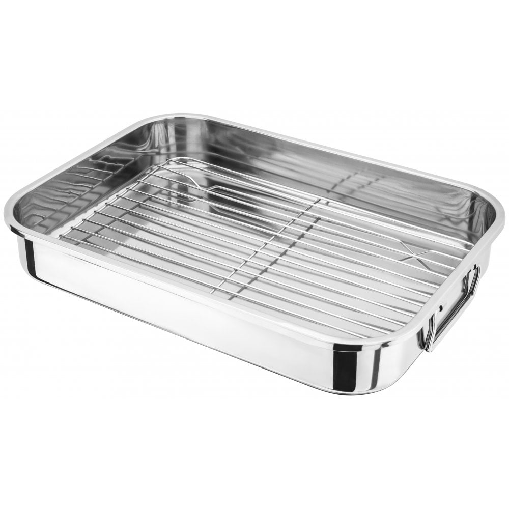 Judge Speciality Cookware Roasting Pan with Rack 39x28x7cm