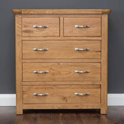 Manhattan Oak 5 Drawer Chest
