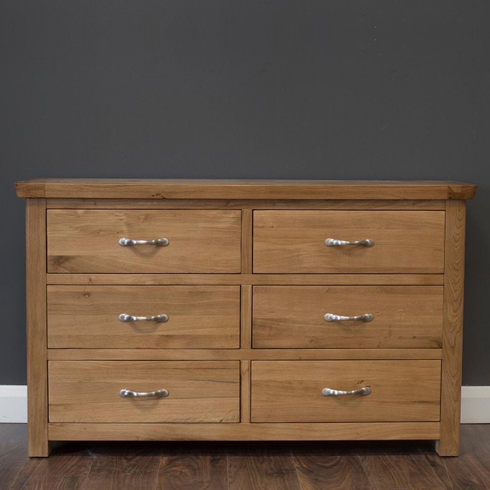 Manhattan Oak 6 Drawer Chest