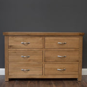 Manhattan Oak 6 Drawer Chest