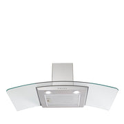 Montpellier CHG913MSS 90cm Glass Chimney Hood