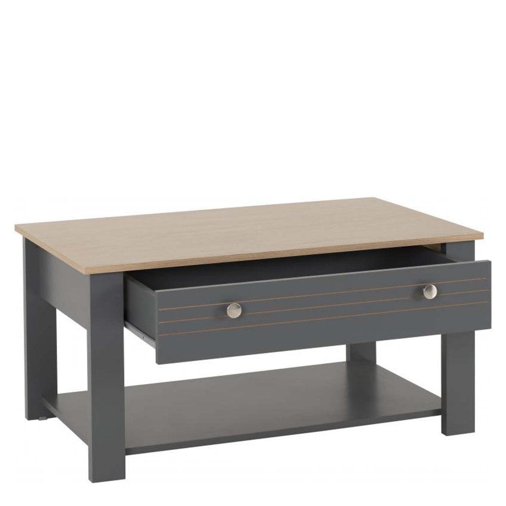 Montreal Coffee Table in Grey/Oak Effect