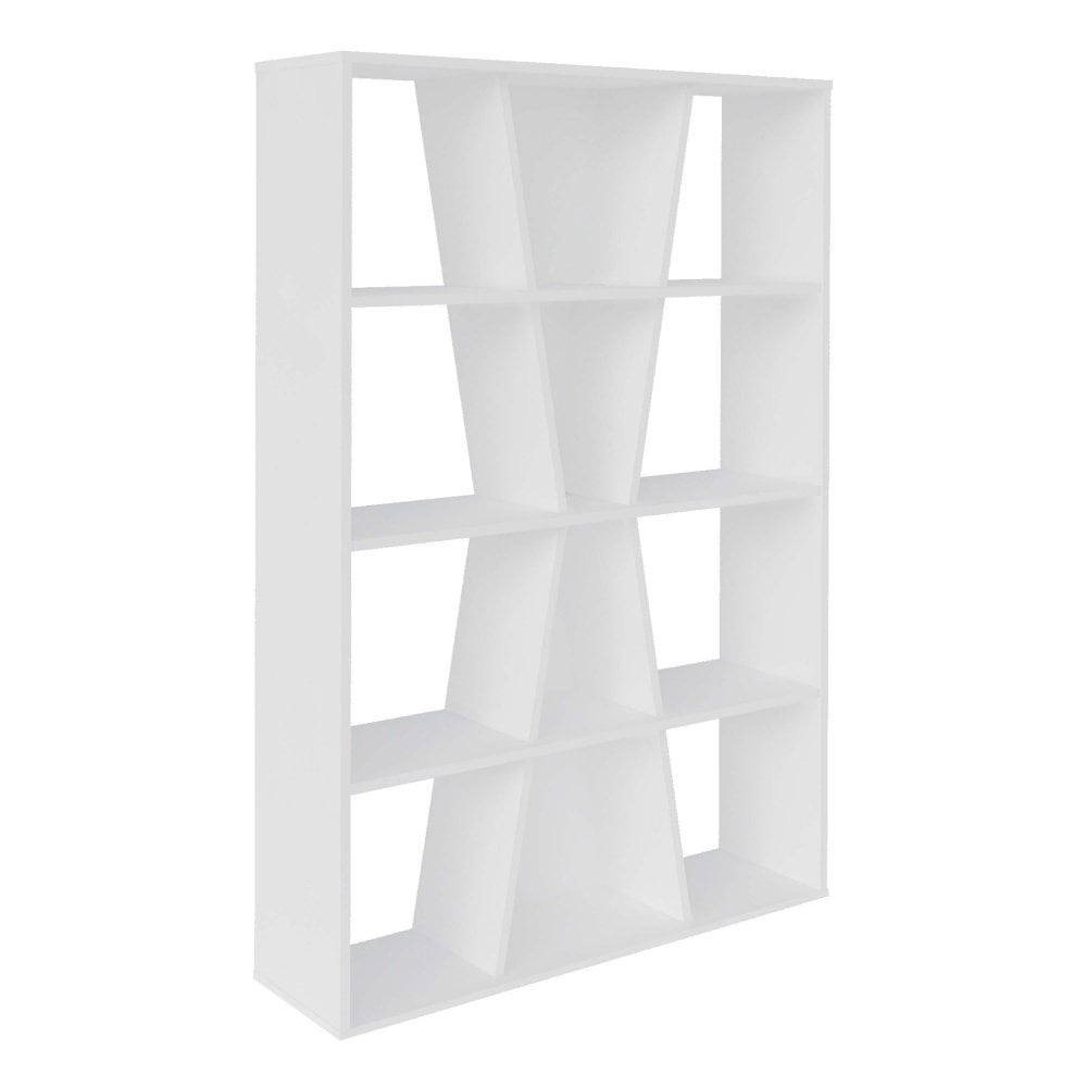 Naples Medium Bookcase - White