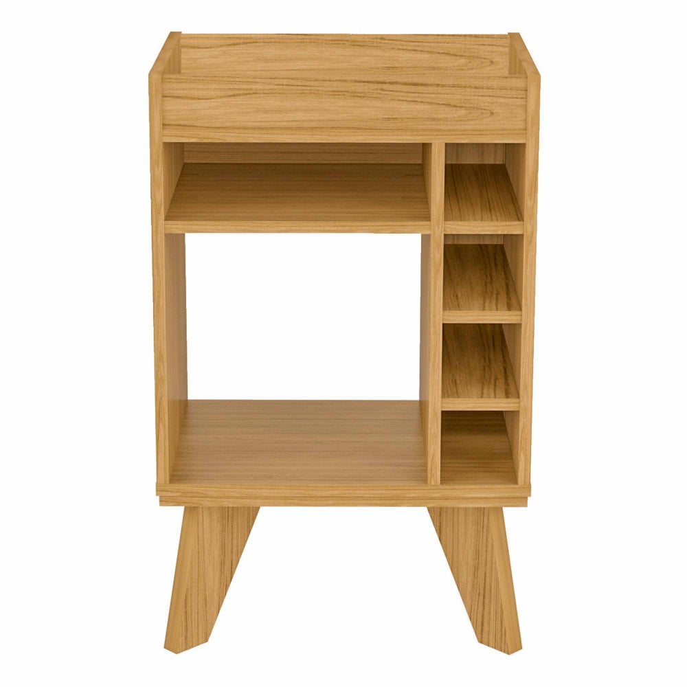 Naples Mini Bar/Side Table in Oak Effect