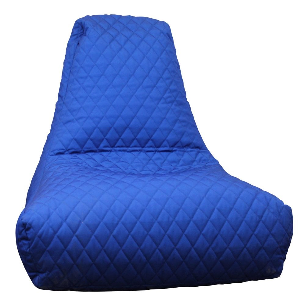 Quilted Bean Bag in Royal Blue