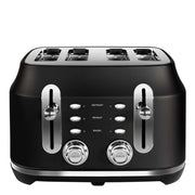 Rangemaster RMCL4S201BK 4 Slice Toaster - Matte Black