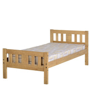 Rio 3ft Single Bed in Distressed Waxed Pine