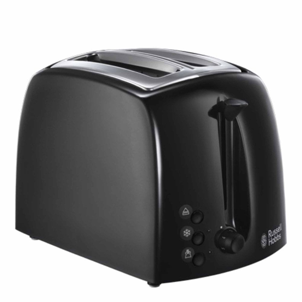 Russell Hobbs 21641 Textures Black 2 Slice Plastic Toaster