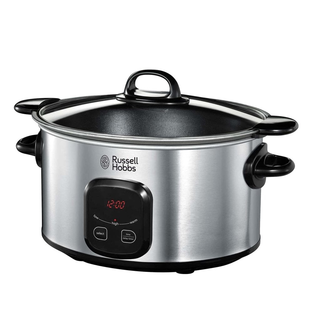 Russell Hobbs 22750 Maxicook 6L Slow Cooker Searing Pot in Stainless Steel