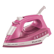 Russell Hobbs 25760 Light and Easy Brights 2400W Steam Iron in Pink