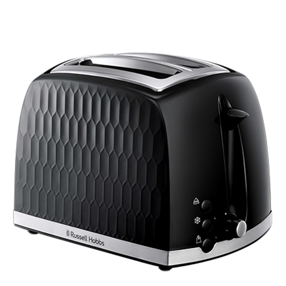Russell Hobbs 26061 Honeycomb 2 Slice Toaster - Black