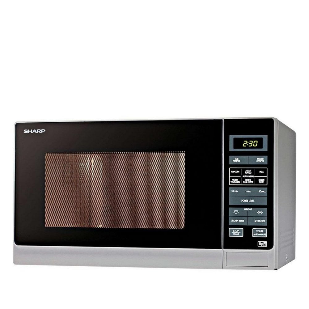 Sharp R372SLM 25Ltr 900W Solo Microwave in Silver