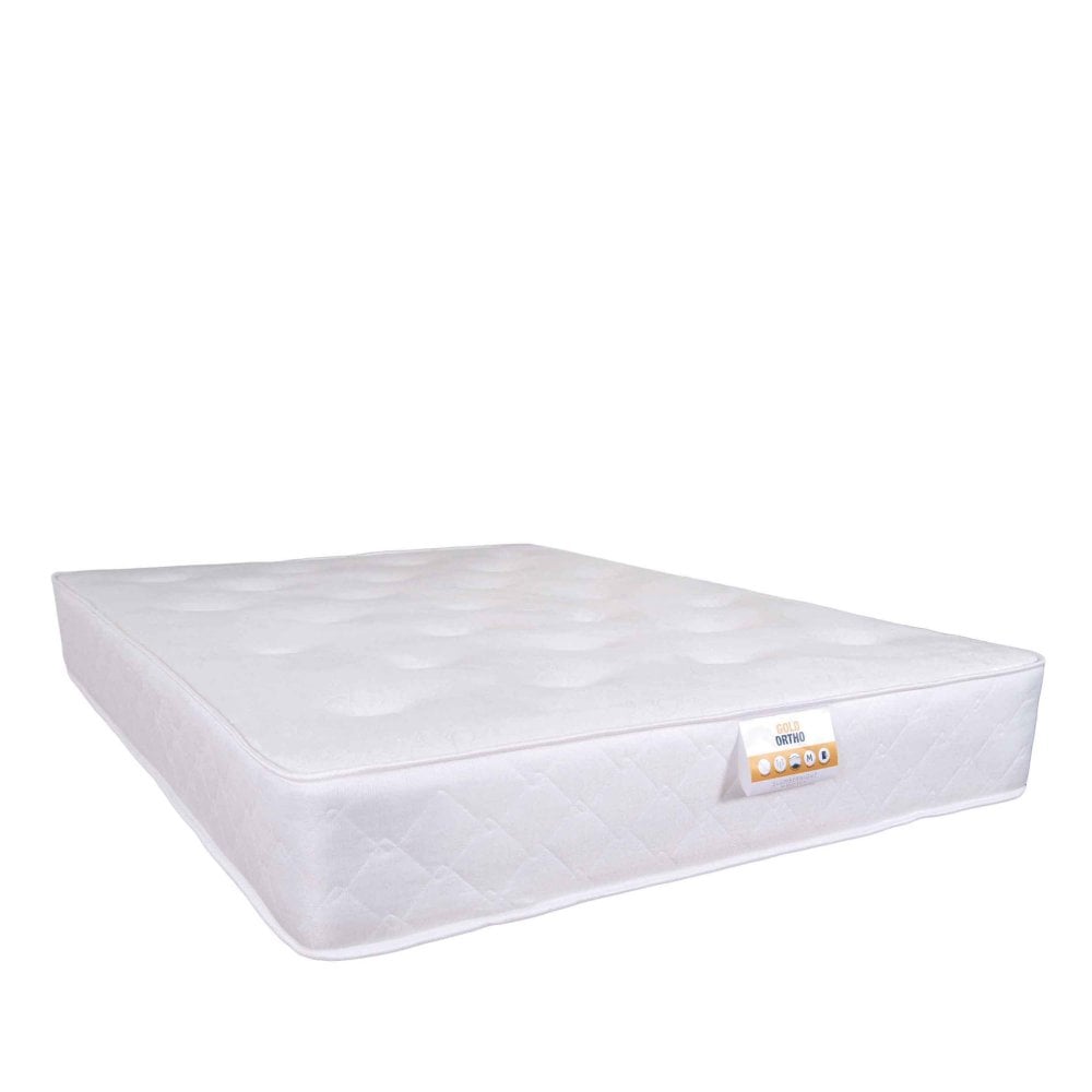 Gold Ortho 4ft6 (135cm) 12.5 Gauge Spring Double Mattress