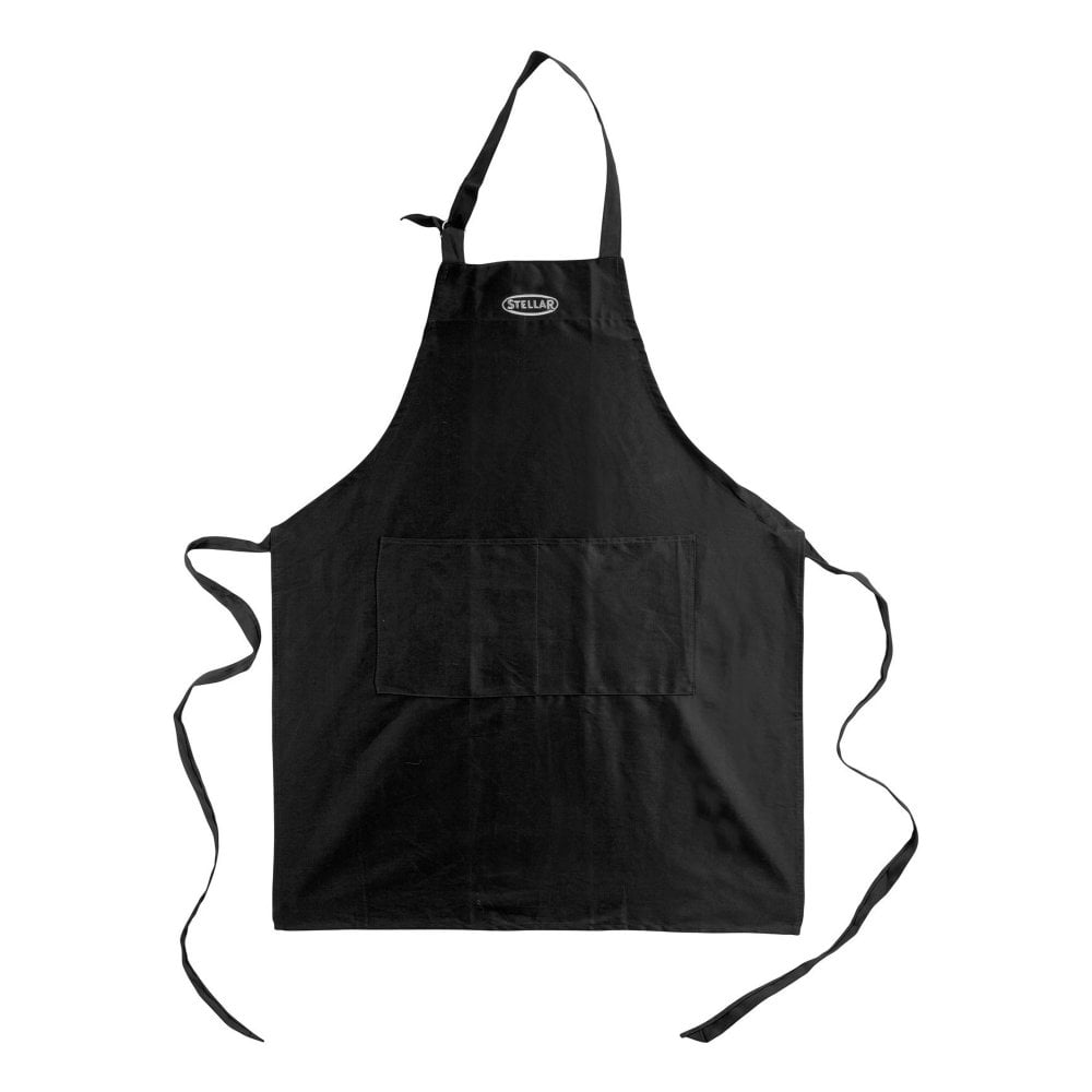 Stellar Kitchen Textiles  88cm Chef’s Apron in Black (STE07)
