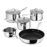 Stellar Profile 5 Piece Draining Saucepan Set