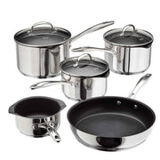 Stellar Profile Non-Stick 5 Piece Draining Saucepan Set