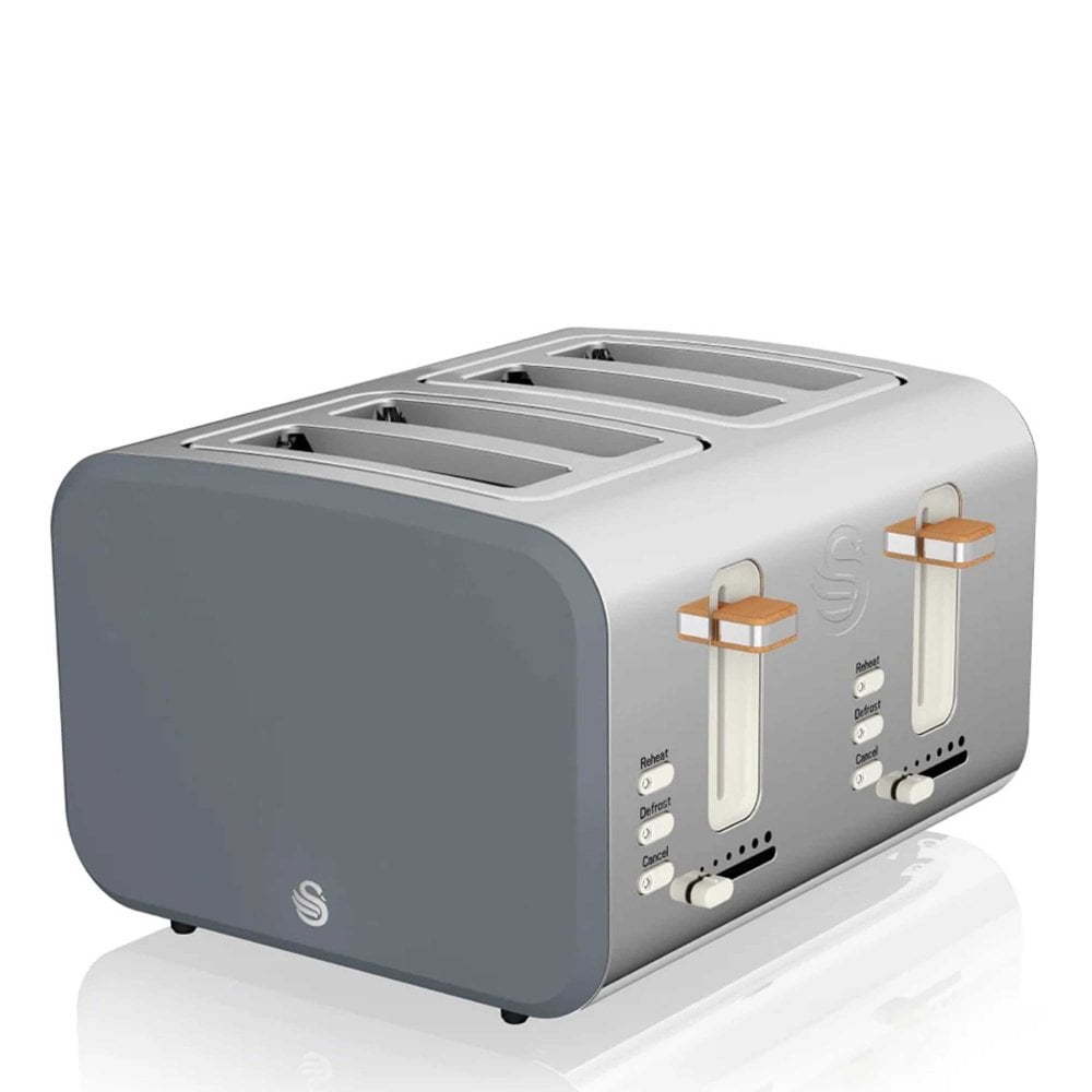 Swan Nordic 4 Slice Toaster – Slate Grey