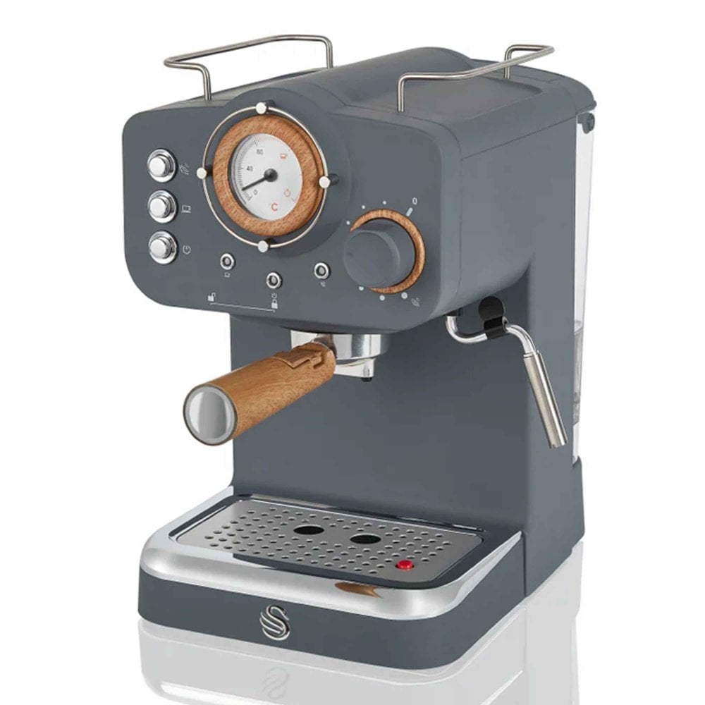 Swan Nordic Pump Espresso Coffee Maker – Slate Grey