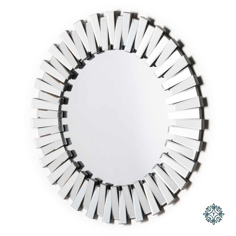Tara Lane Stylish Living Link Round 3D Mirror (90cm)