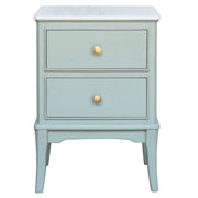Tara Lane Monroe 2 Drawer Accent Table with Marble Top - Sage