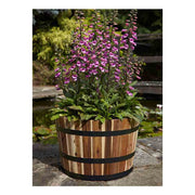 Tom Chambers Applewood Barrel Planter - Large