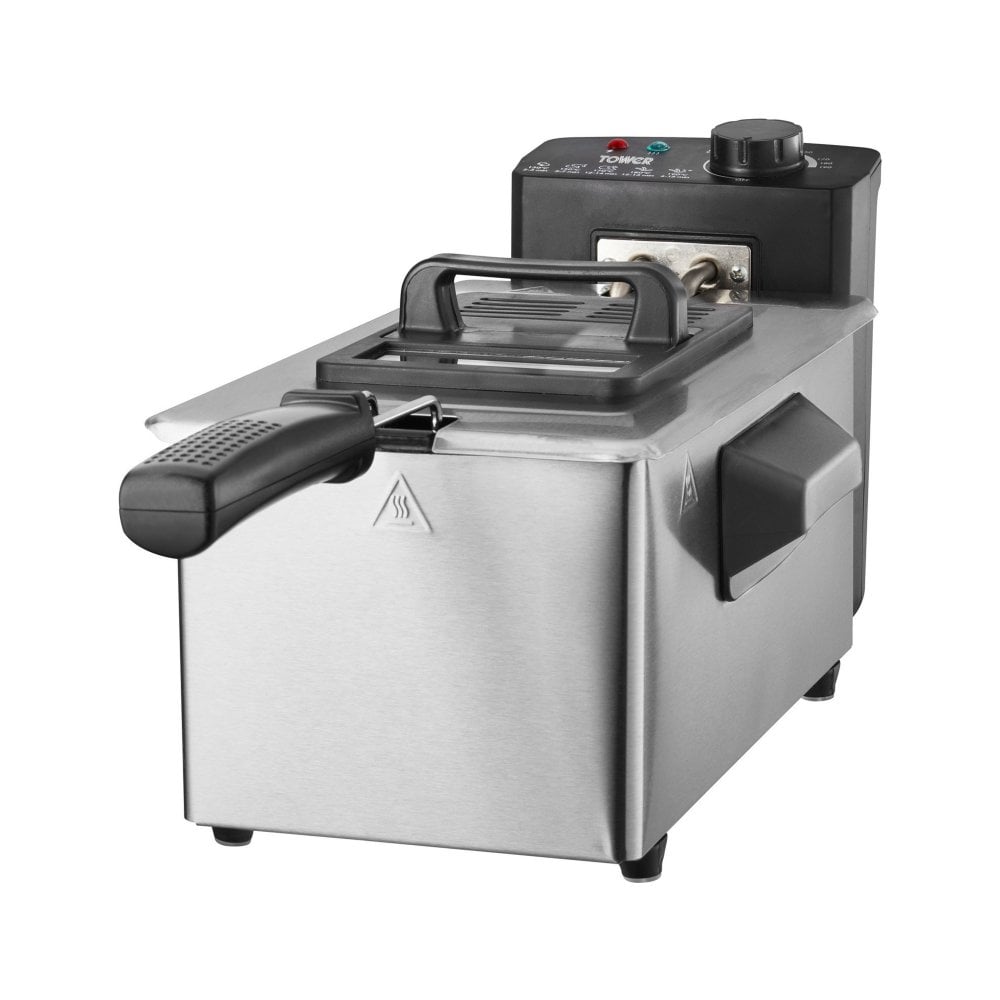 Tower T17048 3Ltr Deep Fat Fryer - Stainless Steel