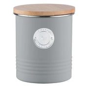 Typhoon Living Grey Tea Canister