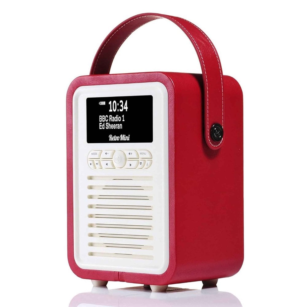 VQ Retro Mini DAB Radio - Red