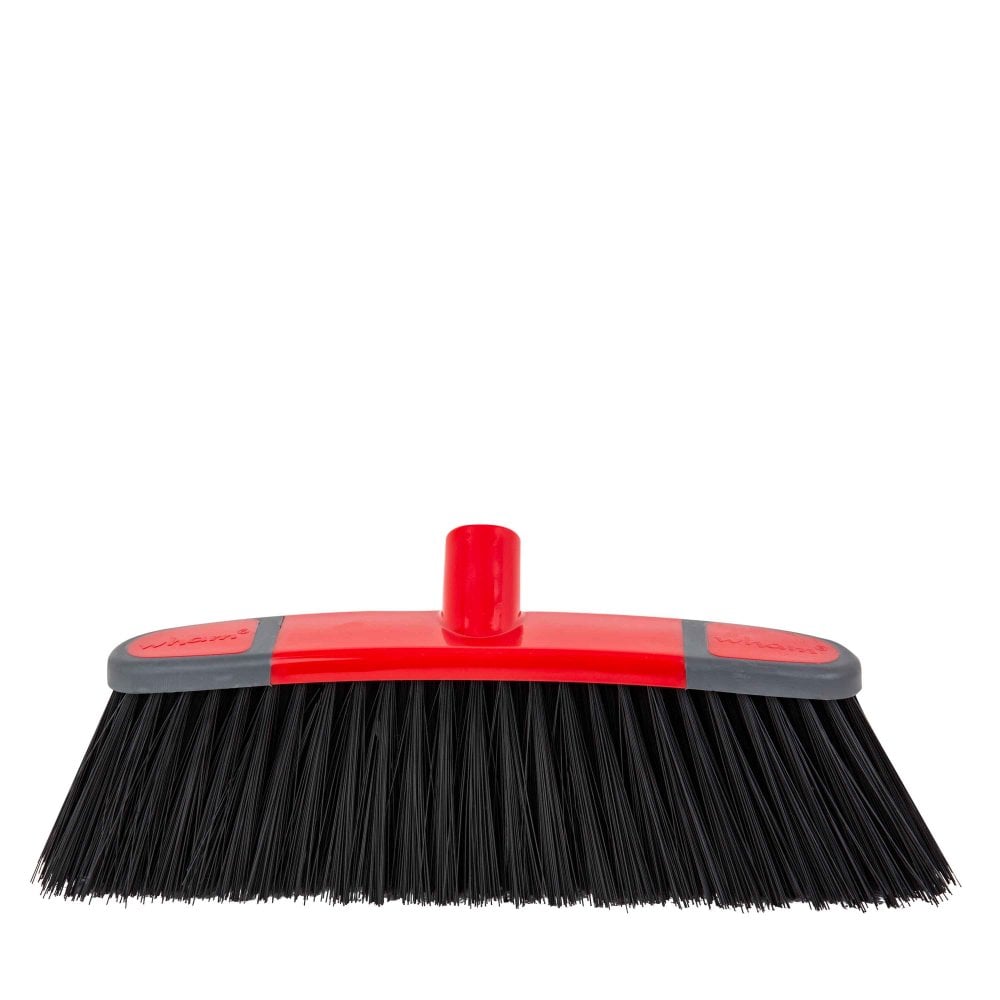 Wham Klean Stiff Broom - Red/Grey