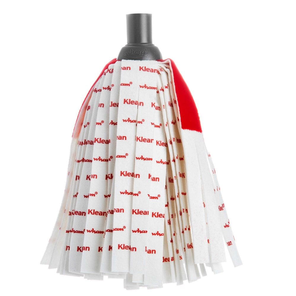 Wham Klean Strip Mop with Flock Mop Head