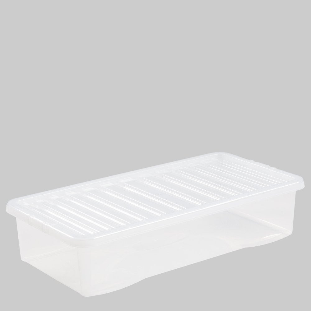 Whatmore Crystal Storage Box & Lid 42L - Clear