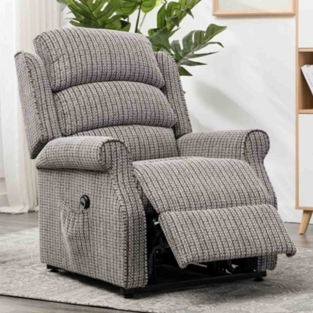 Windsor Electric Dual Motor Recliner Chair - Latte