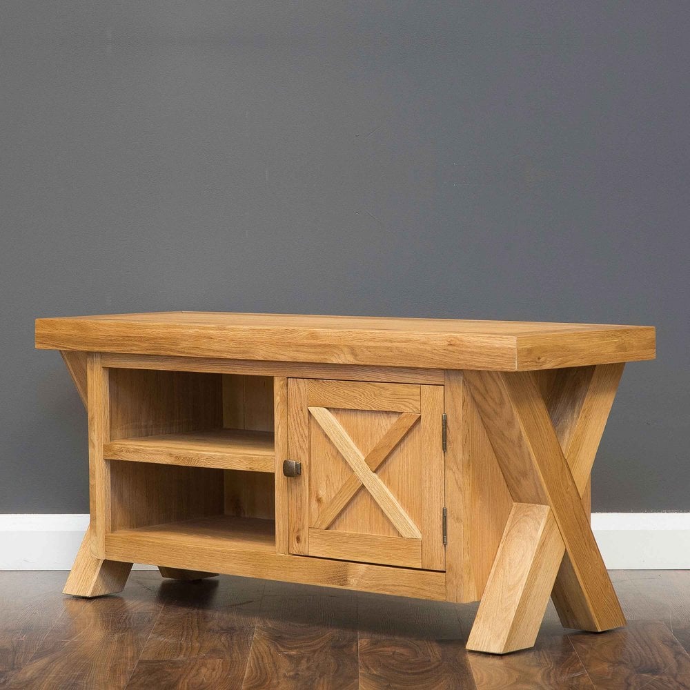 X Range Oak TV Unit (120cm)