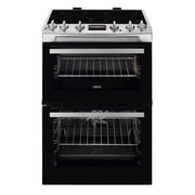 Zanussi ZCI66250XA 60cm Induction Double Oven Cooker