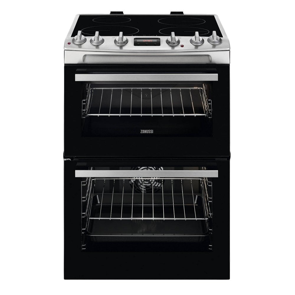 Zanussi ZCI66250XA 60cm Induction Double Oven Cooker
