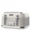 Cream Electric Breville Obliq 4 Slice Toaster (Refurbished VTT997) –